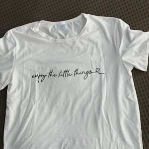 Women’s white tee